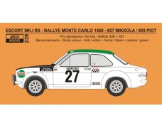 Decal+P/E parts - Ford Escort Mk.I - Rallye Monte Carlo 1969 - # 27 Mikkola / # 29 Piot